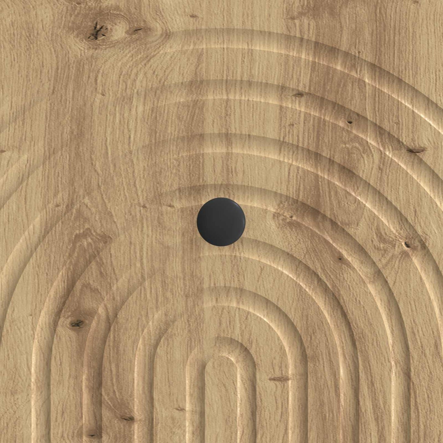 Salontafel Artisanaal eiken 49 x 50 x 40 cm Bewerkt hout
