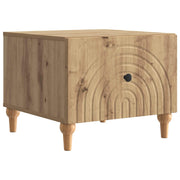 Salontafel bewerkt hout 49x50x40 cm
