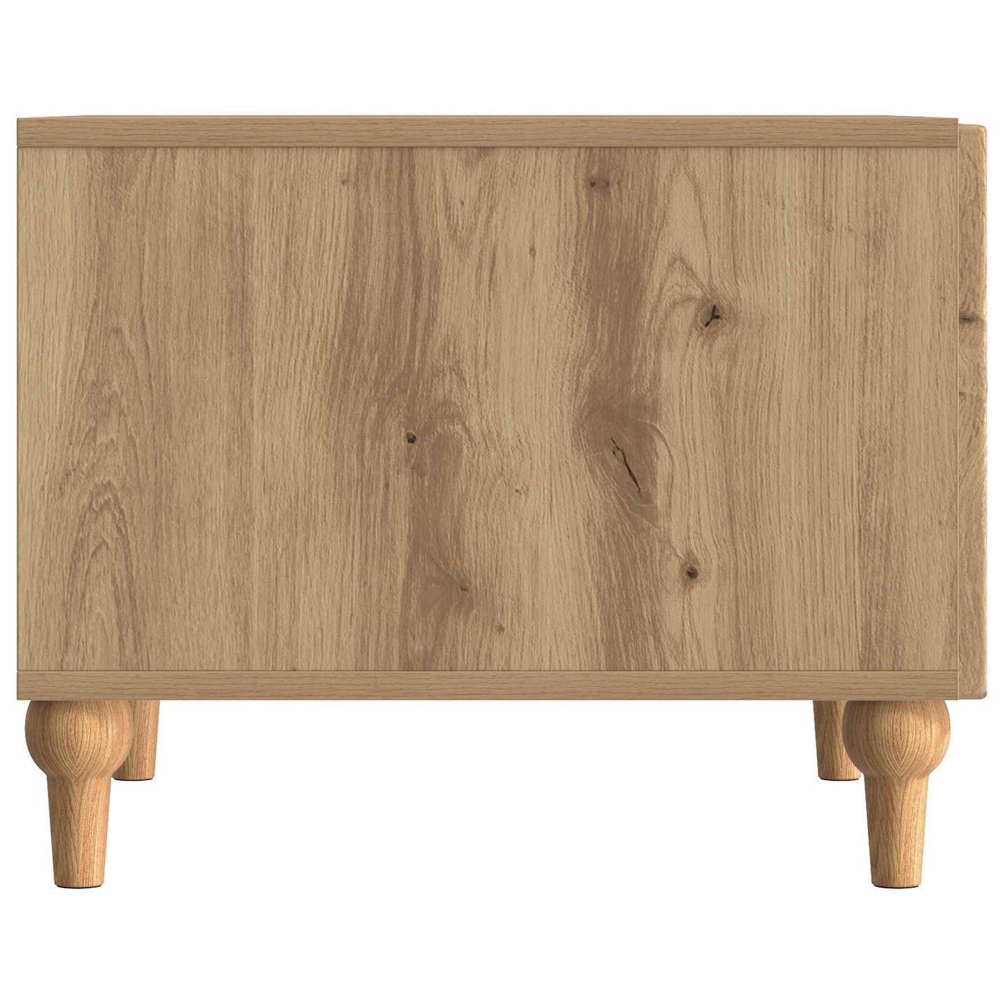 Salontafel Artisanaal eiken 49 x 50 x 40 cm Bewerkt hout