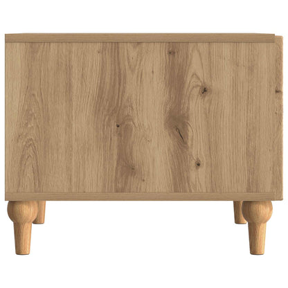 Salontafel Artisanaal eiken 49 x 50 x 40 cm Bewerkt hout