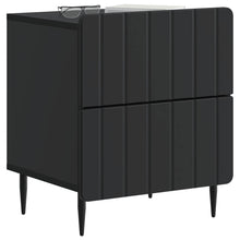 Nachtkastje 2 pcs Zwart 43 x 34,5 x 49,5 cm Bewerkt hout