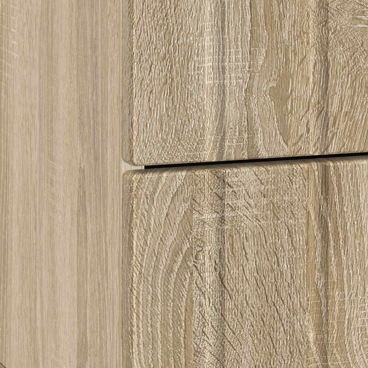 Nachtkastje 2 pcs Sonoma Eiken 43 x 34,5 x 49,5 cm Bewerkt hout