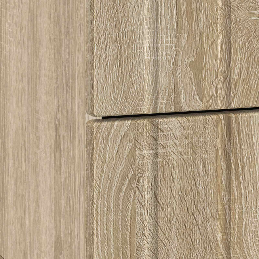 Nachtkastje 2 pcs Sonoma Eiken 43 x 34,5 x 49,5 cm Bewerkt hout