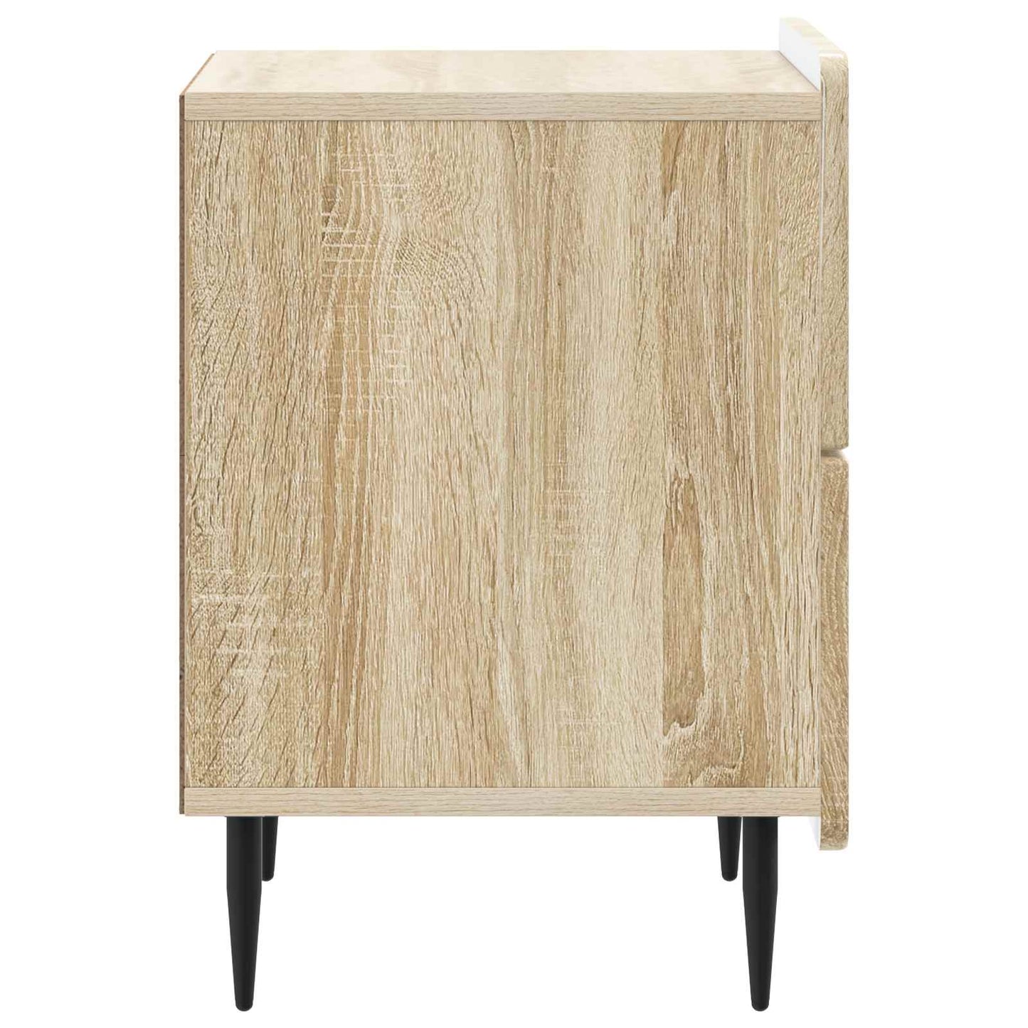 Nachtkastje 2 pcs Sonoma Eiken 43 x 34,5 x 49,5 cm Bewerkt hout