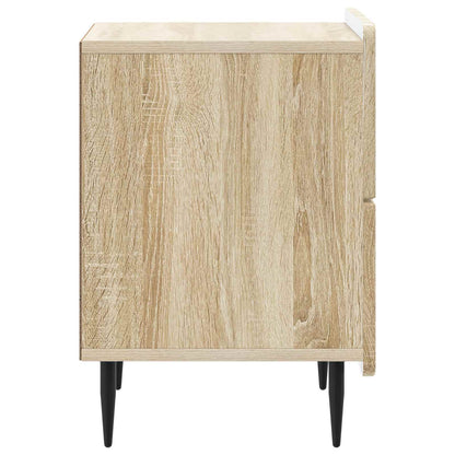 Nachtkastje 2 pcs Sonoma Eiken 43 x 34,5 x 49,5 cm Bewerkt hout