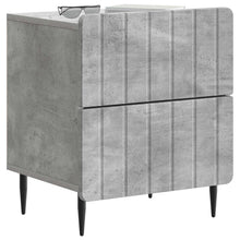 Nachtkastje 2 pcs Betongrijs 43 x 34,5 x 49,5 cm Bewerkt hout