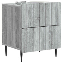 Nachtkastje Grijs sonoma 43 x 34,5 x 49,5 cm Bewerkt hout