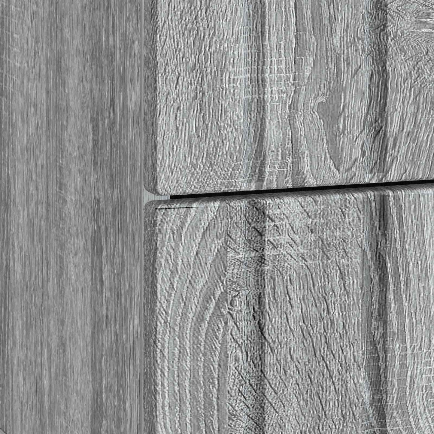 Nachtkastje 2 pcs Grijs sonoma 43 x 34,5 x 49,5 cm Bewerkt hout