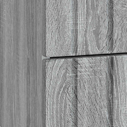 Nachtkastje 2 pcs Grijs sonoma 43 x 34,5 x 49,5 cm Bewerkt hout