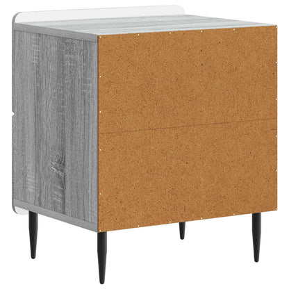 Nachtkastje 2 pcs Grijs sonoma 43 x 34,5 x 49,5 cm Bewerkt hout