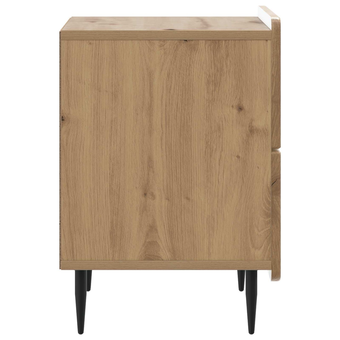 Nachtkastje Artisanaal eiken 43 x 34,5 x 49,5 cm Bewerkt hout