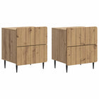 Nachtkastje 43x34.5x49.5 cm bewerkt hout 4 lades