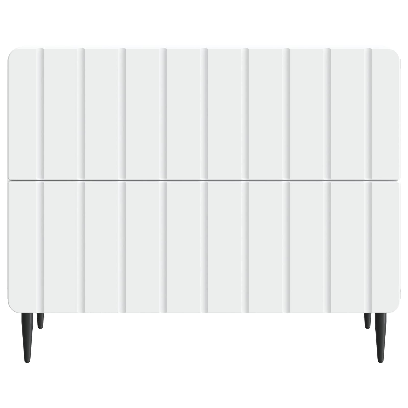 Nachtkastje met lade Wit 62 x 34,5 x 49,5 cm Bewerkt hout