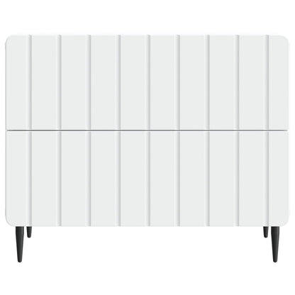 Nachtkastje met lade Wit 62 x 34,5 x 49,5 cm Bewerkt hout