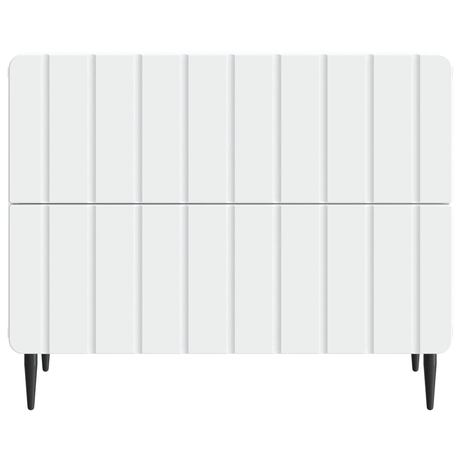 Nachtkastje met lade Wit 62 x 34,5 x 49,5 cm Bewerkt hout