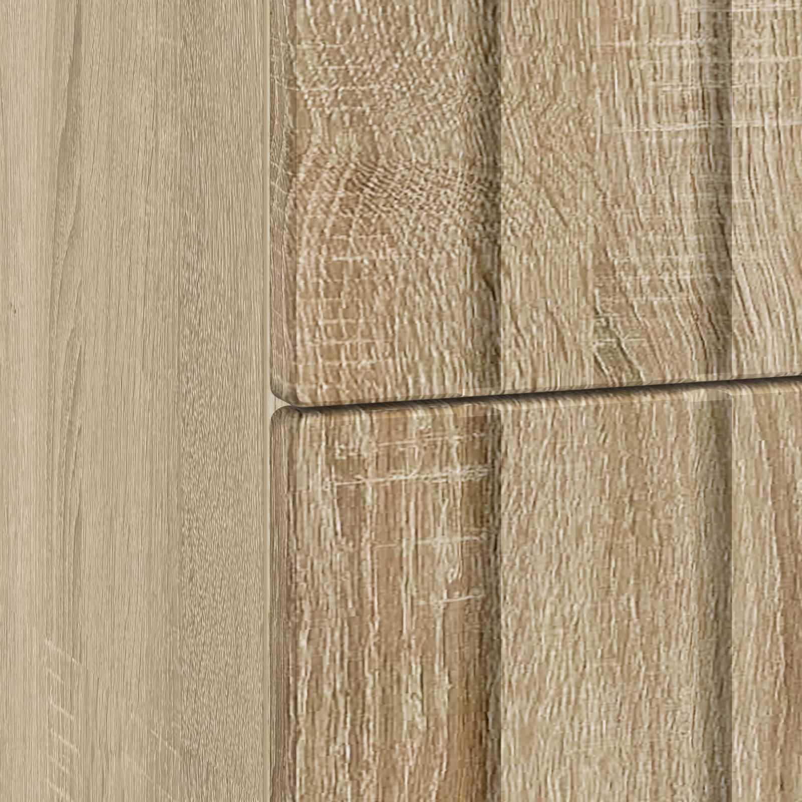 Nachtkastje Sonoma Eiken 62 x 34,5 x 49,5 cm Bewerkt hout