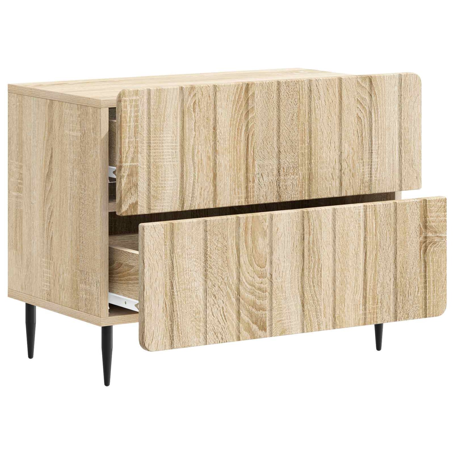 Nachtkastje Sonoma Eiken 62 x 34,5 x 49,5 cm Bewerkt hout