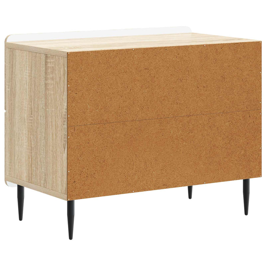 Nachtkastje Sonoma Eiken 62 x 34,5 x 49,5 cm Bewerkt hout