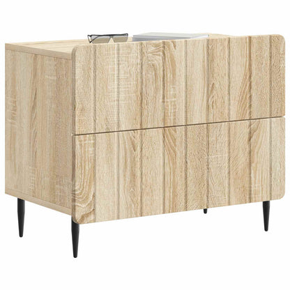 Nachtkastje Sonoma Eiken 62 x 34,5 x 49,5 cm Bewerkt hout