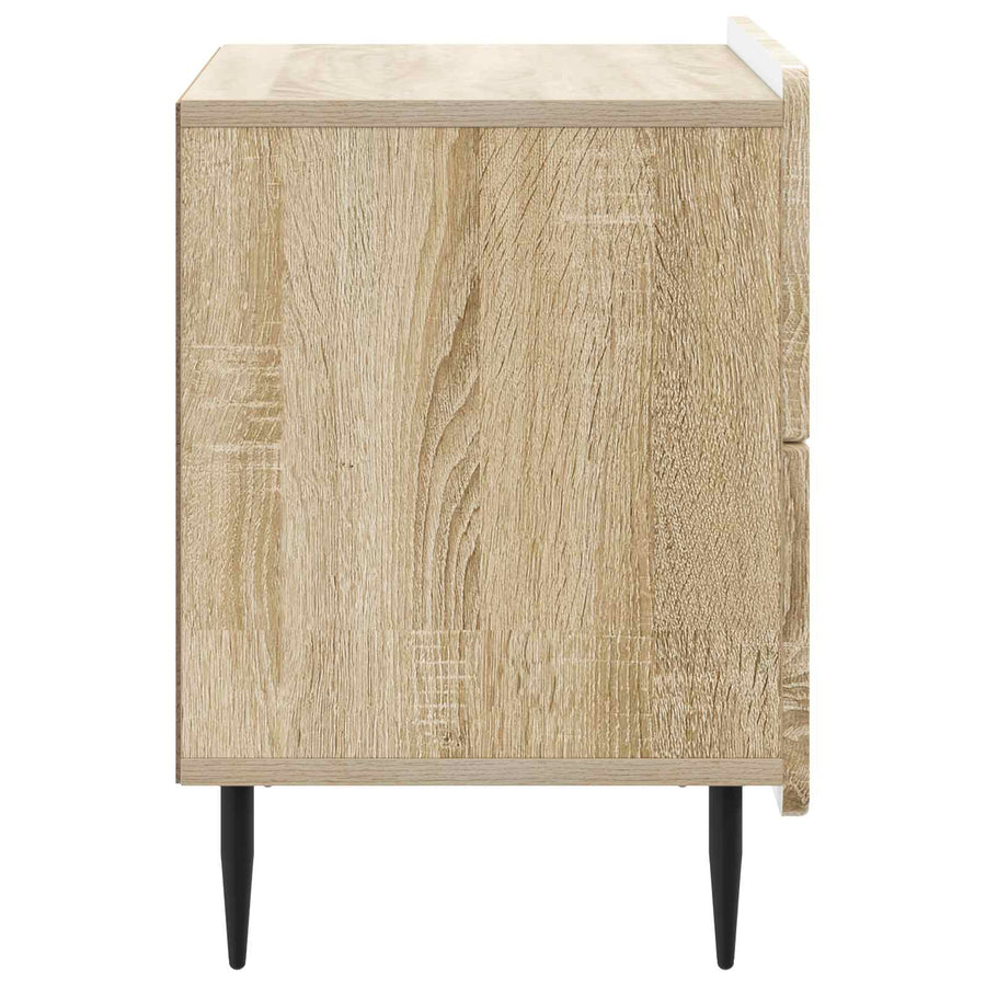 Nachtkastje Sonoma Eiken 62 x 34,5 x 49,5 cm Bewerkt hout