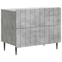 Nachtkastje Betongrijs 62 x 34,5 x 49,5 cm Bewerkt hout