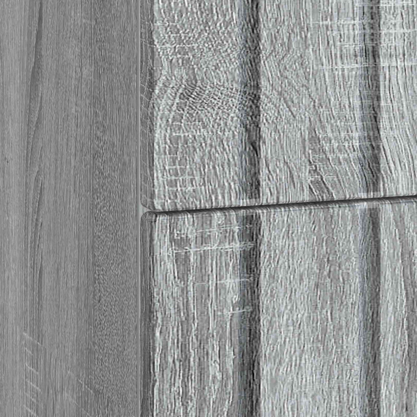 Nachtkastje Grijs sonoma 62 x 34,5 x 49,5 cm Bewerkt hout