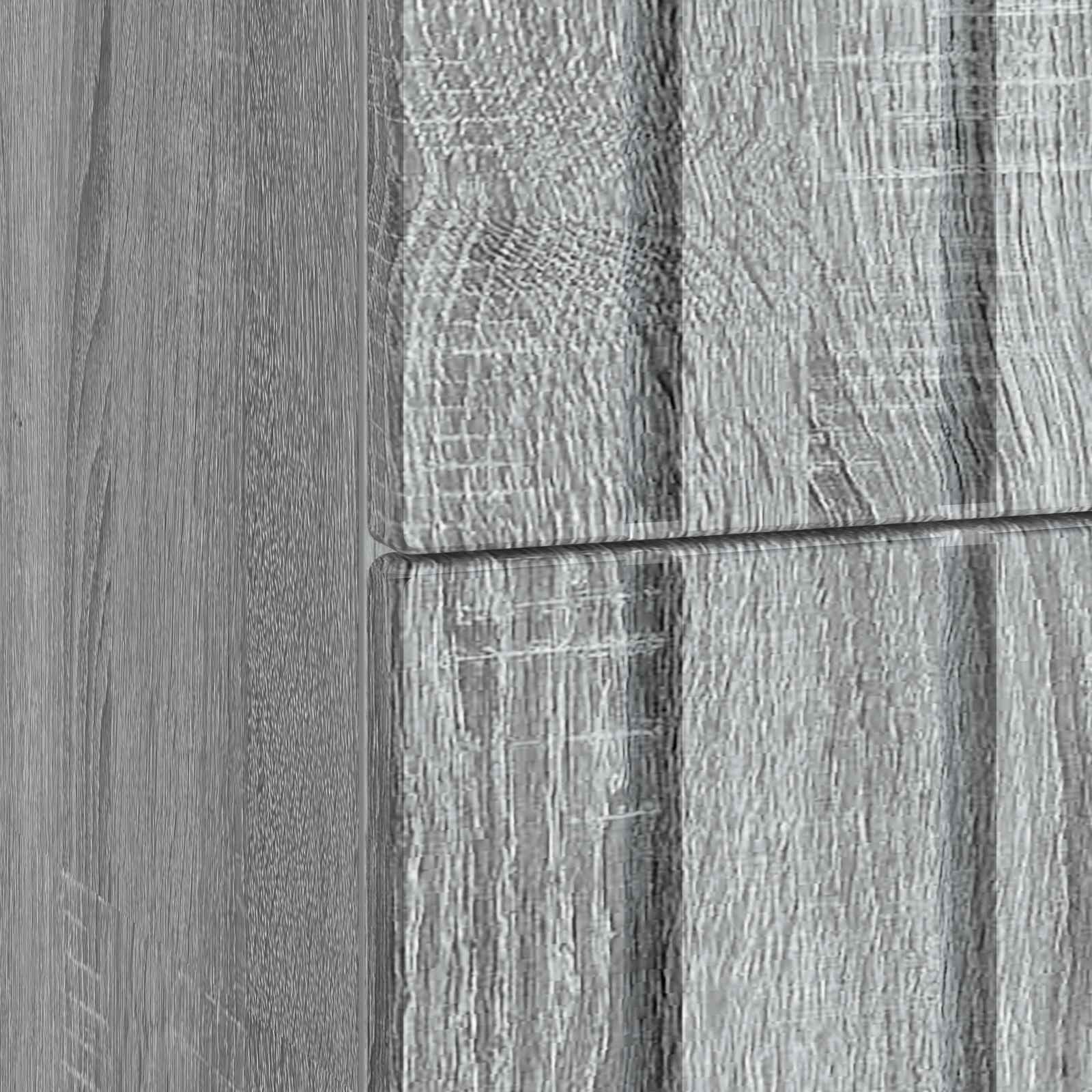 Nachtkastje Grijs sonoma 62 x 34,5 x 49,5 cm Bewerkt hout