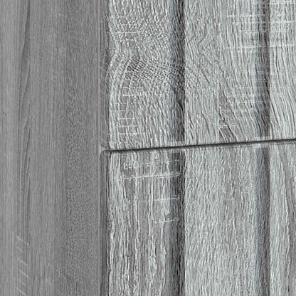 Nachtkastje Grijs sonoma 62 x 34,5 x 49,5 cm Bewerkt hout