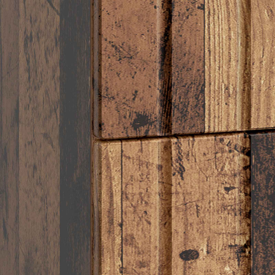 Nachtkastje met lade Oud hout 62 x 34,5 x 49,5 cm Bewerkt hout