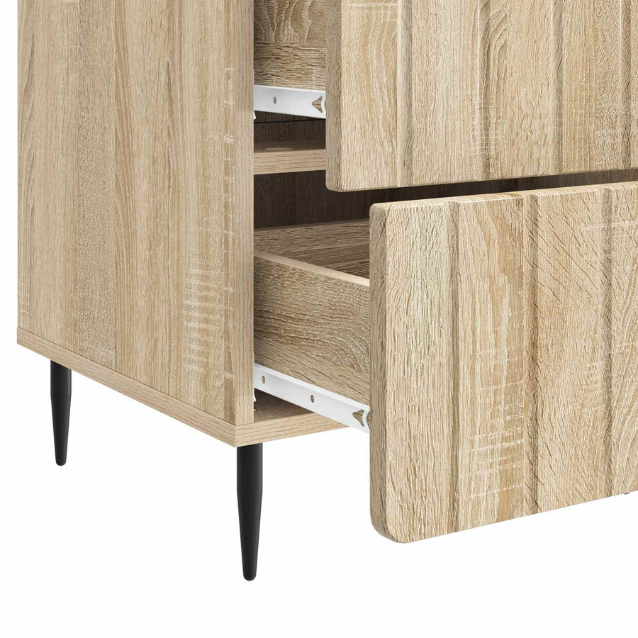 Nachtkastje met lade Sonoma Eiken 43x 41 x 68 cm Bewerkt hout