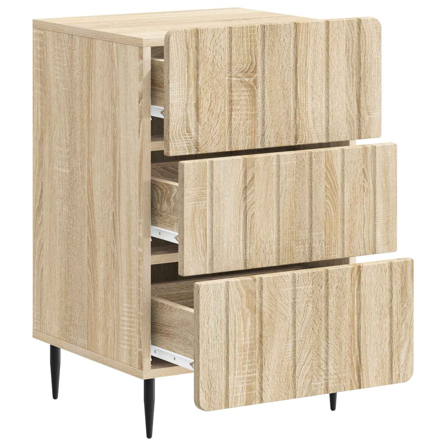 Nachtkastje met lade Sonoma Eiken 43x 41 x 68 cm Bewerkt hout