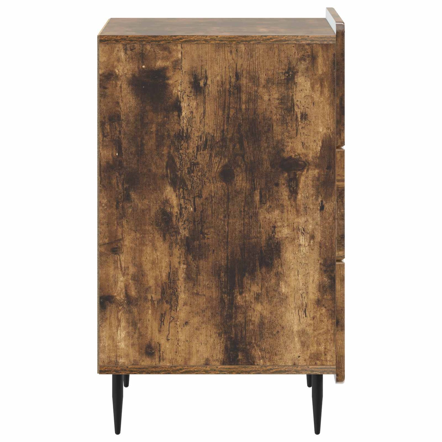 Nachtkastje met lade Gerookt eiken 43x 41 x 68 cm Bewerkt hout