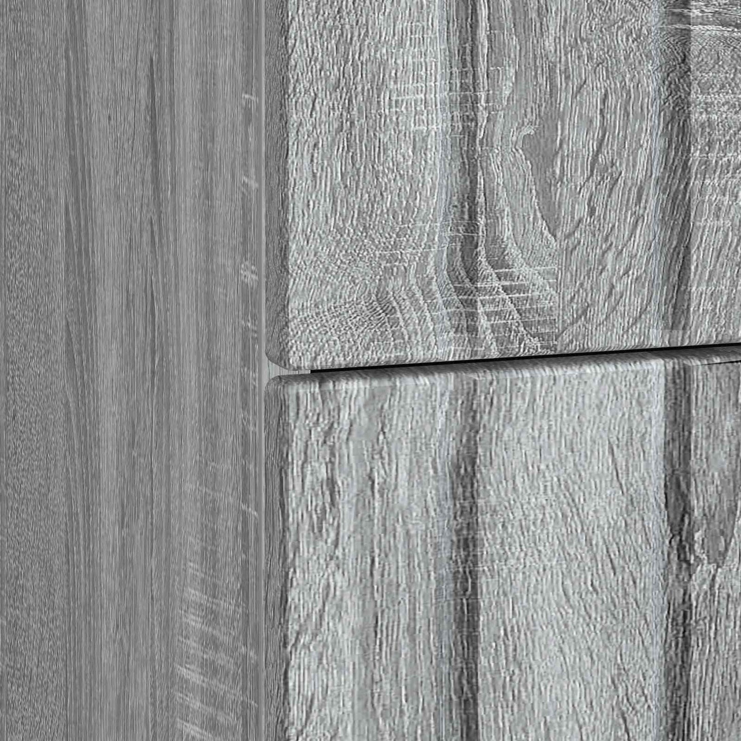 Nachtkastje met lade Grijs sonoma 43x 41 x 68 cm Bewerkt hout