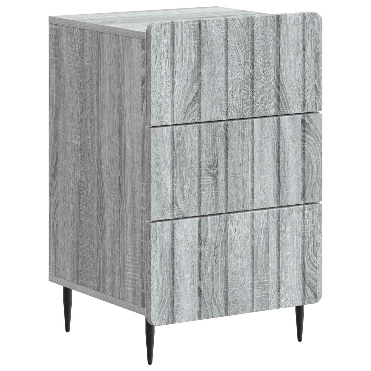 Nachtkastje met lade Grijs sonoma 43x 41 x 68 cm Bewerkt hout