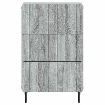 Nachtkastje met lade Grijs sonoma 43x 41 x 68 cm Bewerkt hout