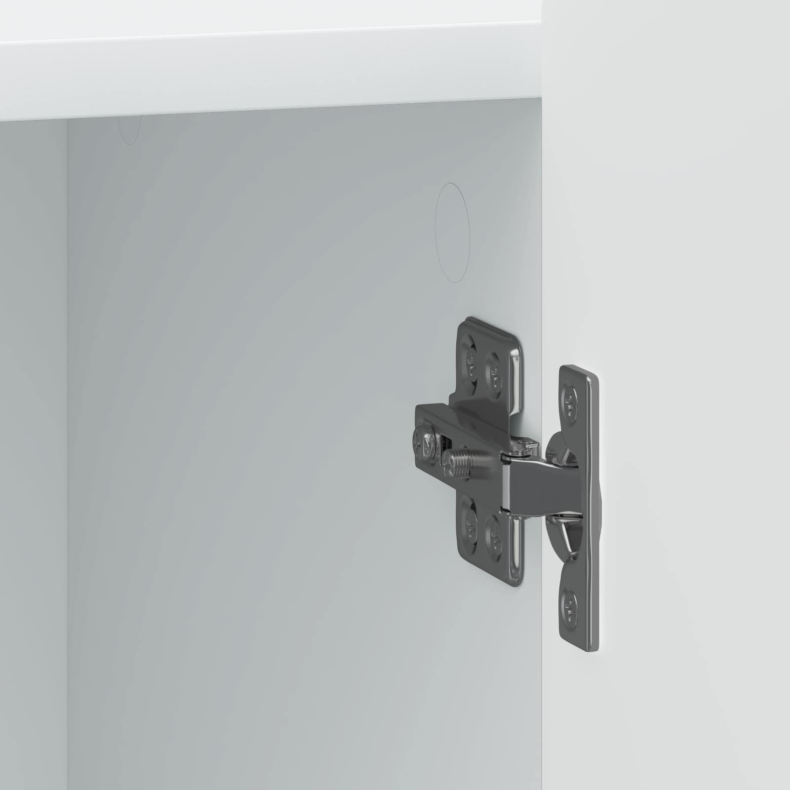 Nachtkastje 2 pcs Wit 43 x 34,5 x 52 cm Bewerkt hout