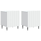 Nachtkastje 2 stuks wit 43x34,5x52 cm