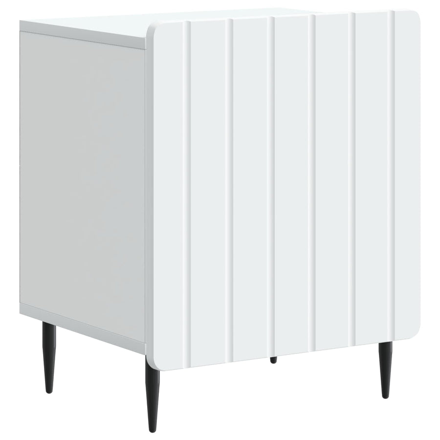 Nachtkastje 2 pcs Wit 43 x 34,5 x 52 cm Bewerkt hout