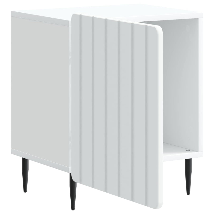 Nachtkastje 2 pcs Wit 43 x 34,5 x 52 cm Bewerkt hout