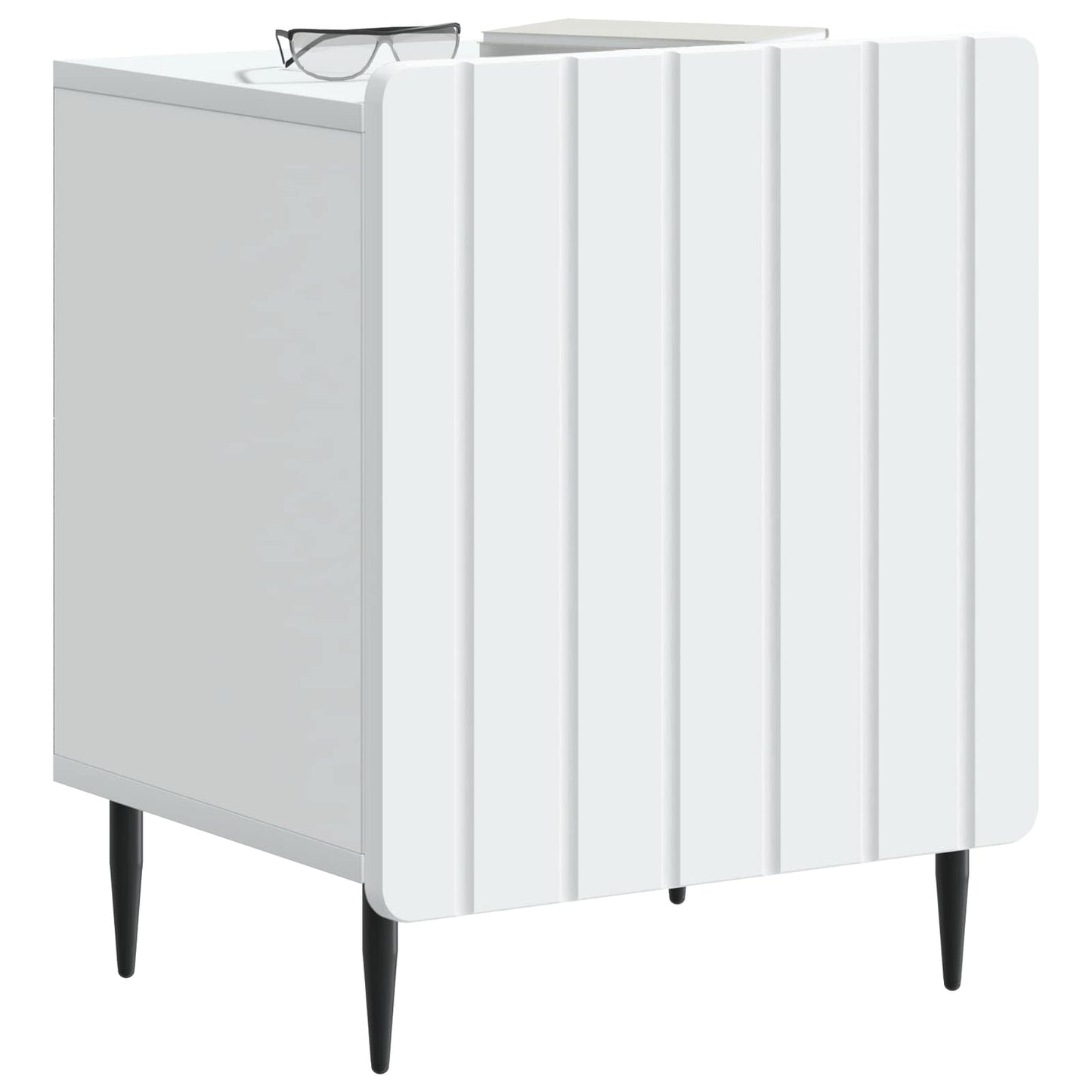 Nachtkastje 2 pcs Wit 43 x 34,5 x 52 cm Bewerkt hout