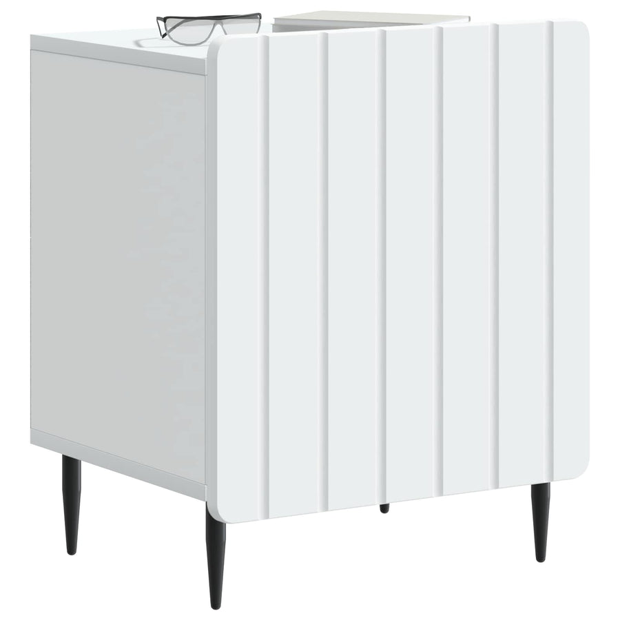 Nachtkastje 2 pcs Wit 43 x 34,5 x 52 cm Bewerkt hout