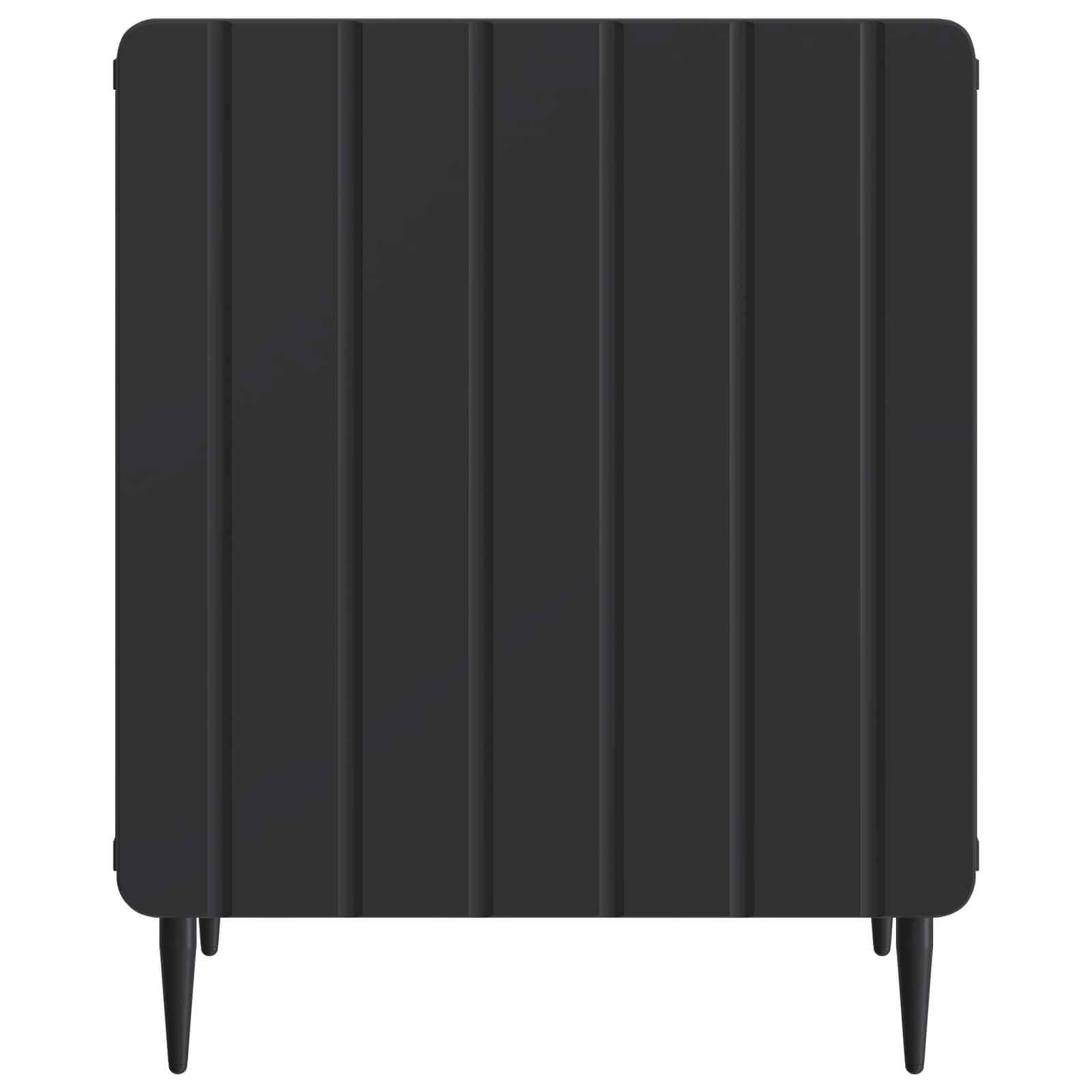 Nachtkastje 2 pcs Zwart 43 x 34,5 x 52 cm Bewerkt hout