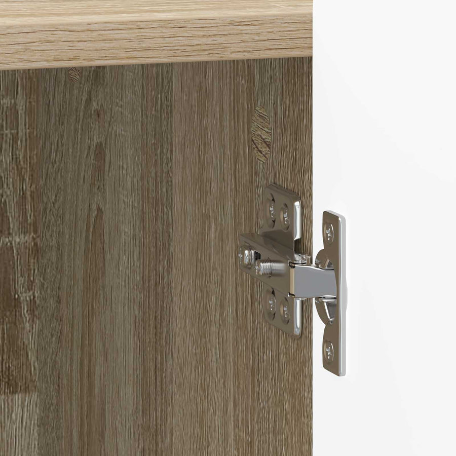Nachtkastje Sonoma Eiken 43 x 34,5 x 52 cm Bewerkt hout