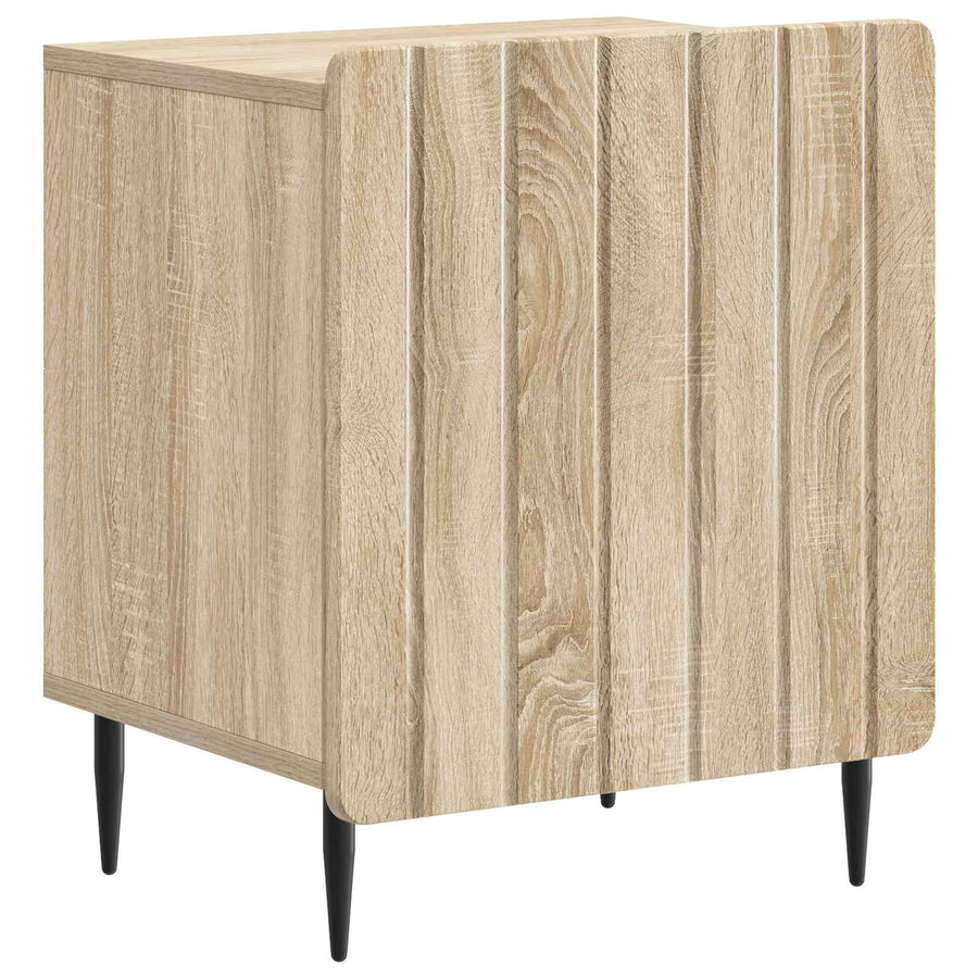 Nachtkastje Sonoma Eiken 43 x 34,5 x 52 cm Bewerkt hout