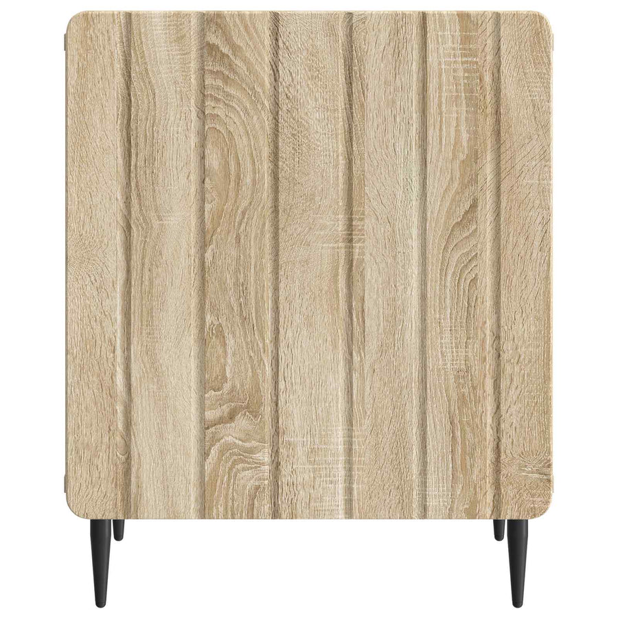 Nachtkastje Sonoma Eiken 43 x 34,5 x 52 cm Bewerkt hout