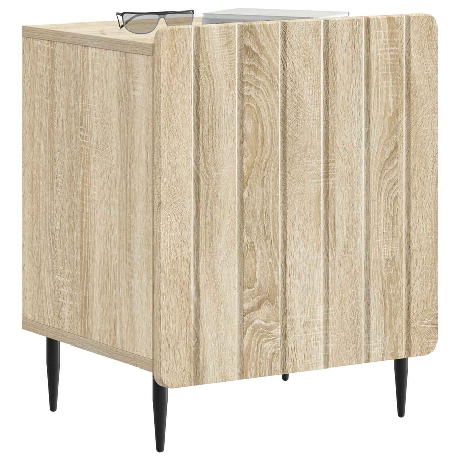 Nachtkastje Sonoma Eiken 43 x 34,5 x 52 cm Bewerkt hout
