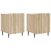 Nachtkastje set 2 stuks 43x34,5x52 cm sonoma eiken