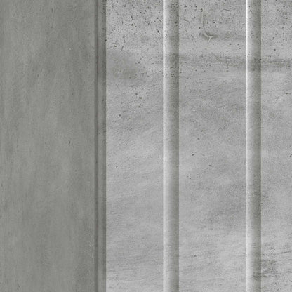 Nachtkastje Betongrijs 43 x 34,5 x 52 cm Bewerkt hout