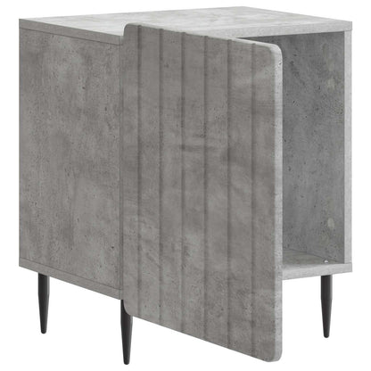 Nachtkastje 2 pcs Betongrijs 43 x 34,5 x 52 cm Bewerkt hout
