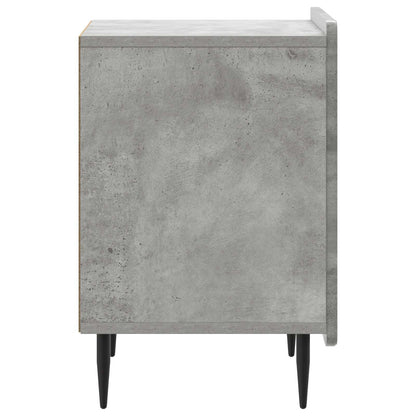 Nachtkastje 2 pcs Betongrijs 43 x 34,5 x 52 cm Bewerkt hout